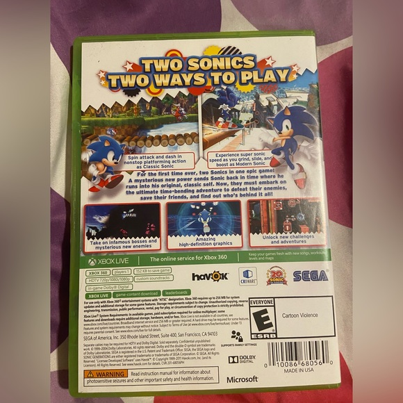 Xbox 360 Sonic Generations - Picture 2 of 3